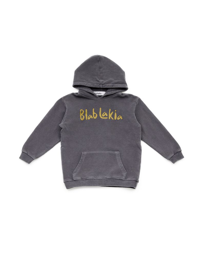 LOGO HOODY SWEAT SHIRTS (BLACK)