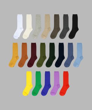 [5PACK] 1507 유니섹스 컬러 베이직 삭스 - 컬러선택형