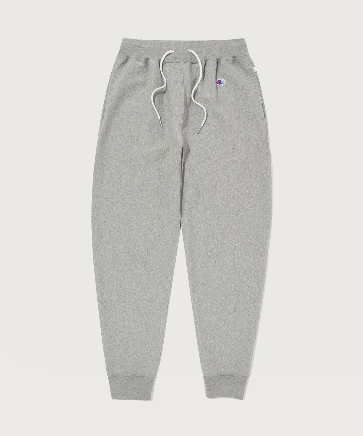 챔피온(CHAMPION) 여성 리버스위브 저지 스트링 조거 팬츠 Normal Grey