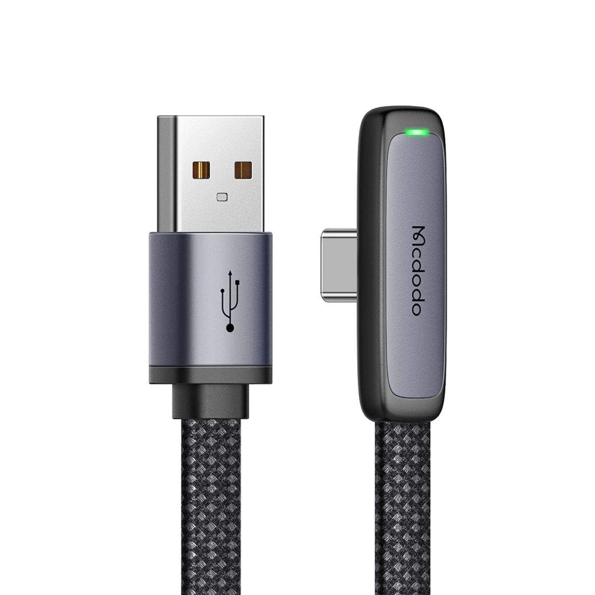 맥도도(MCDODO) TR 90도 라이트 USB-A to C타입 고속충전 케이블 CA334