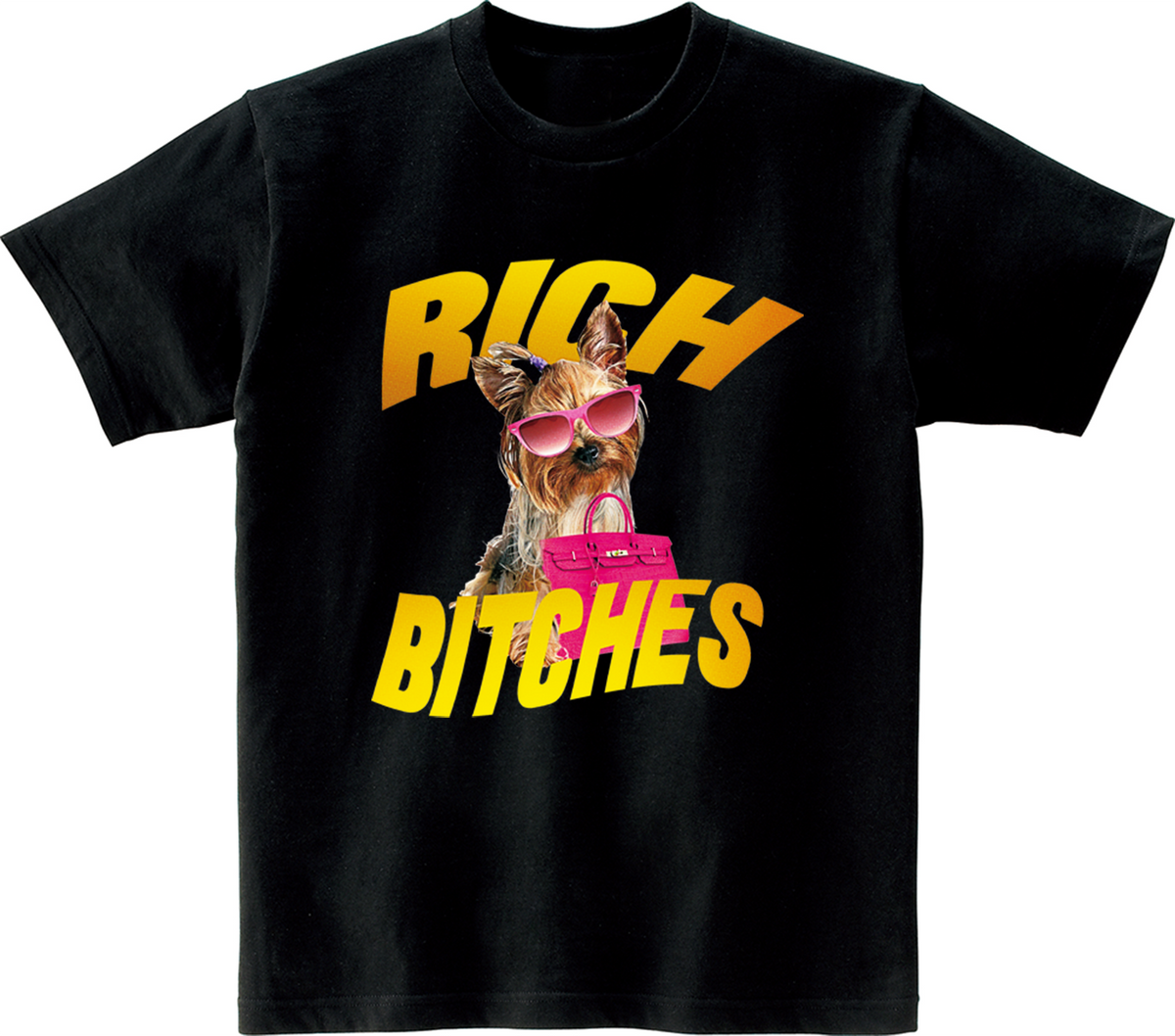 어썸어스(AWESOMEUS) (23SS)Rich Bitches 반팔 티셔츠 블랙