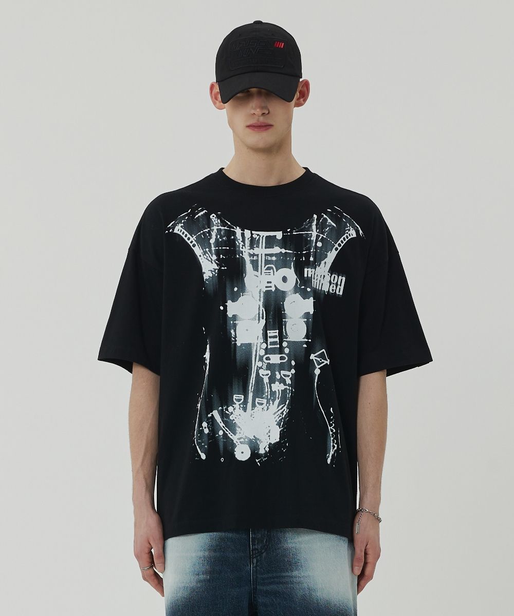 【MAISON MINED】23SS★ ASTRONAUT HALF T MUSINSA | MAISON MINED SPACESUIT HALF T BLACK