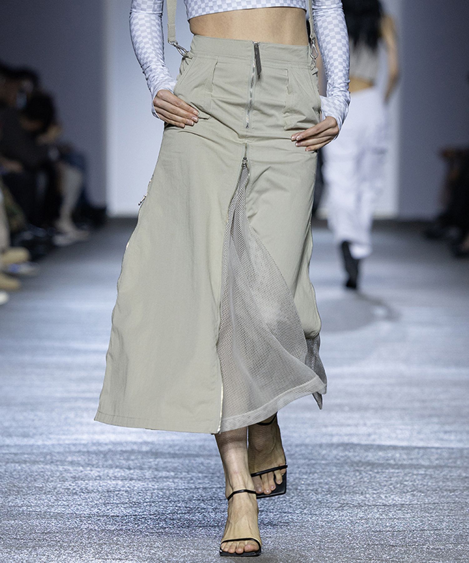 MUSINSA ULKIN [Runway] Cargo zipper skirt