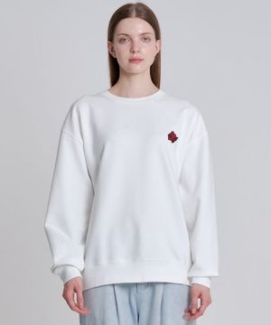 로즈 맨투맨 화이트