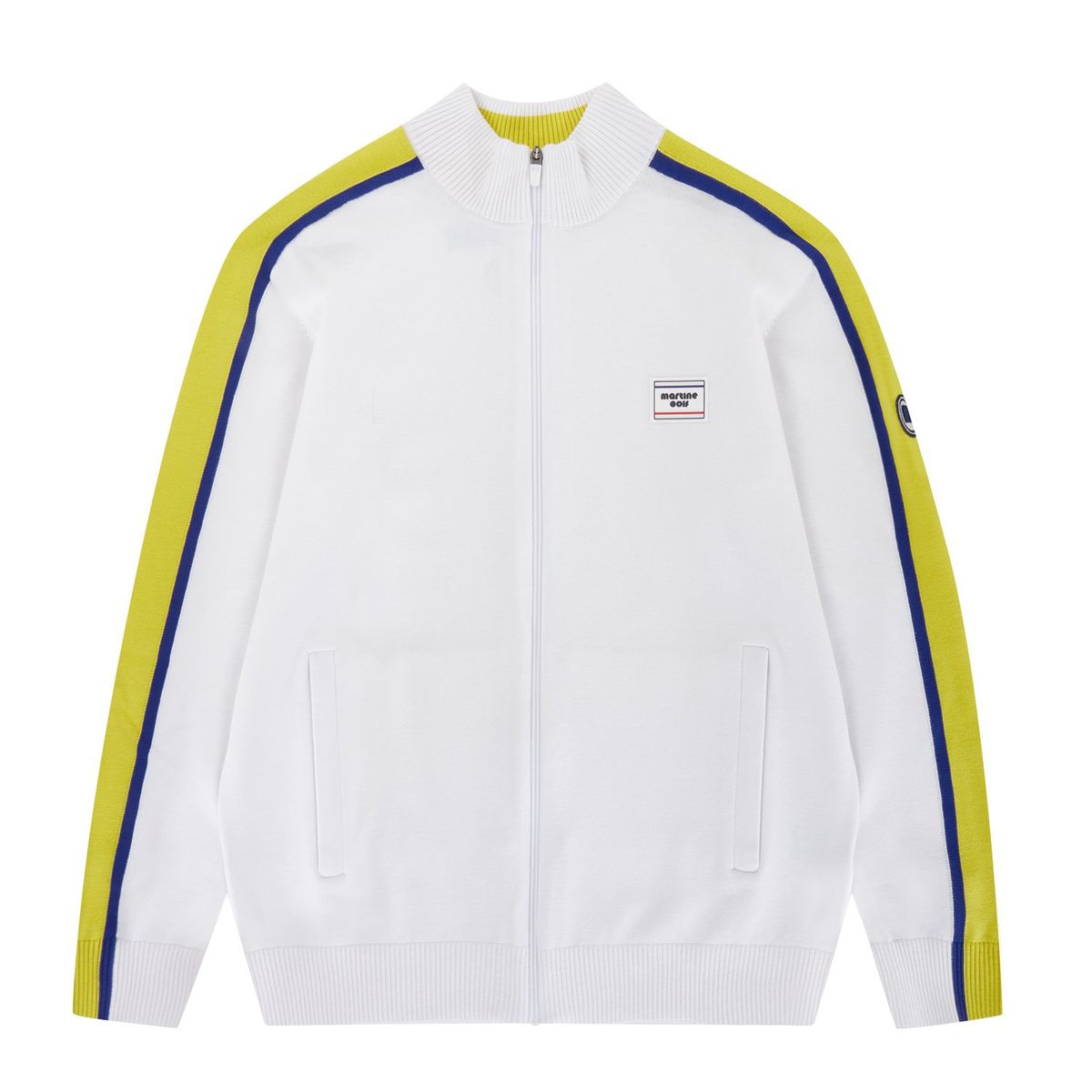 마틴골프(MARTINE GOLF) Line Color Point Cardigan_White (Men)