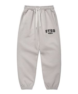 STSD 아치 로고 스웨트 조거팬츠 그레이