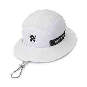 (공용) 나일론 사이드 배색 버킷햇_WH