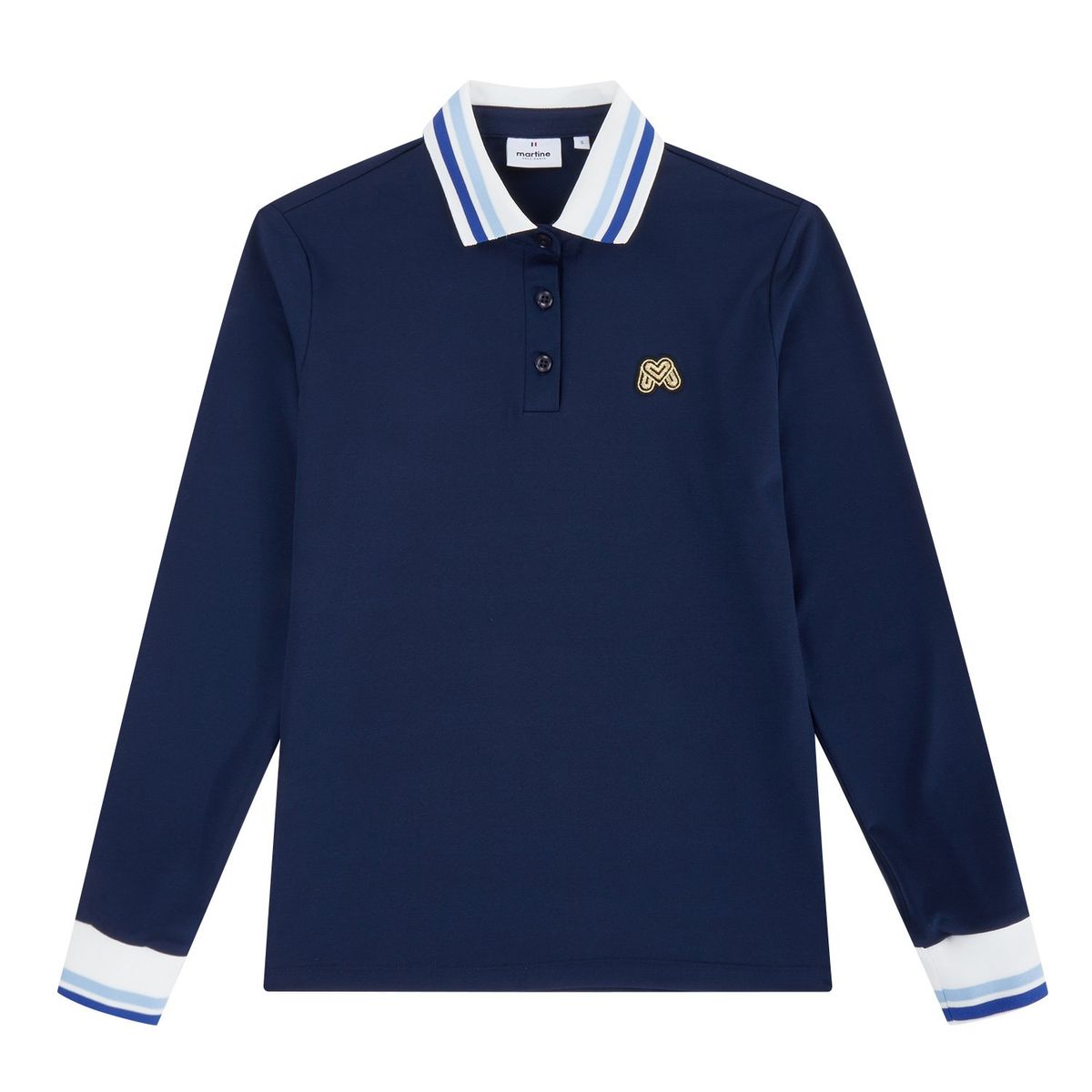 마틴골프(MARTINE GOLF) Double Collar Polo Shirts_Black