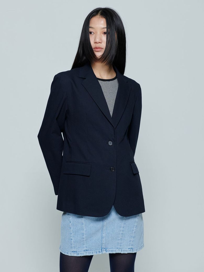 스탠다드 코튼 자켓 (Navy)