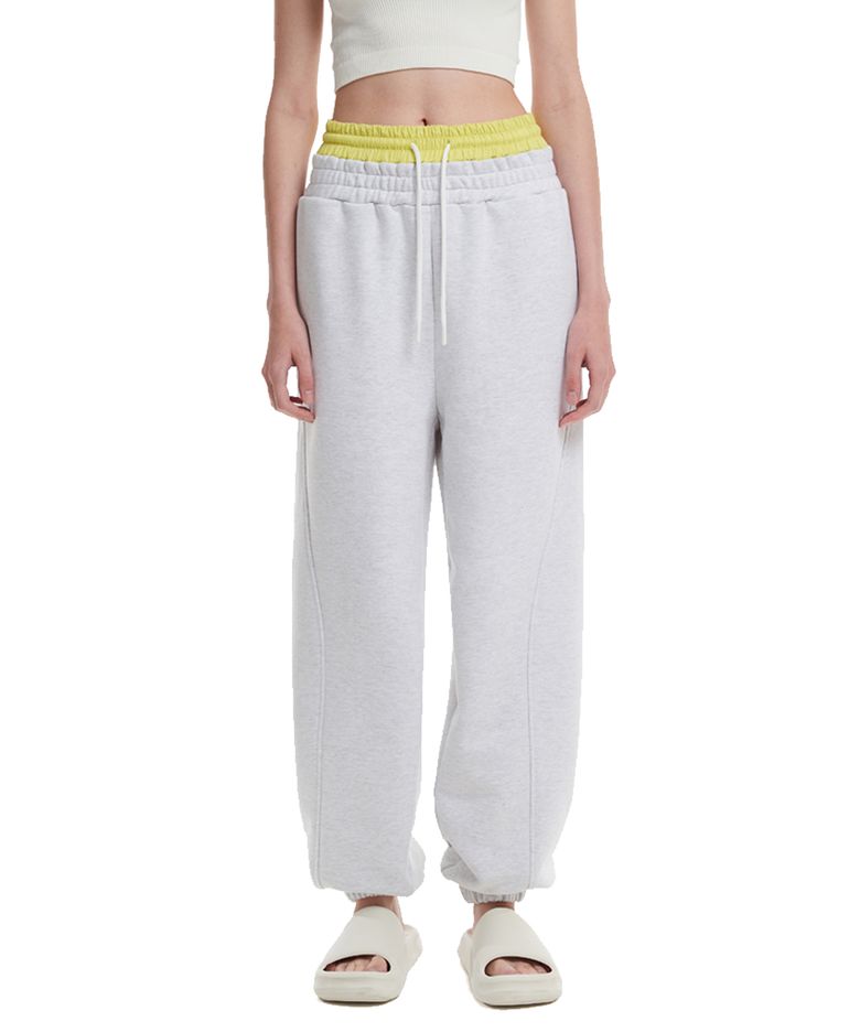 Double waistband Lounge Pants_Grey