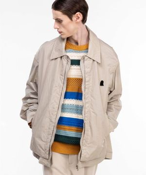 셈블런스 더블 레이어드 점퍼 베이지