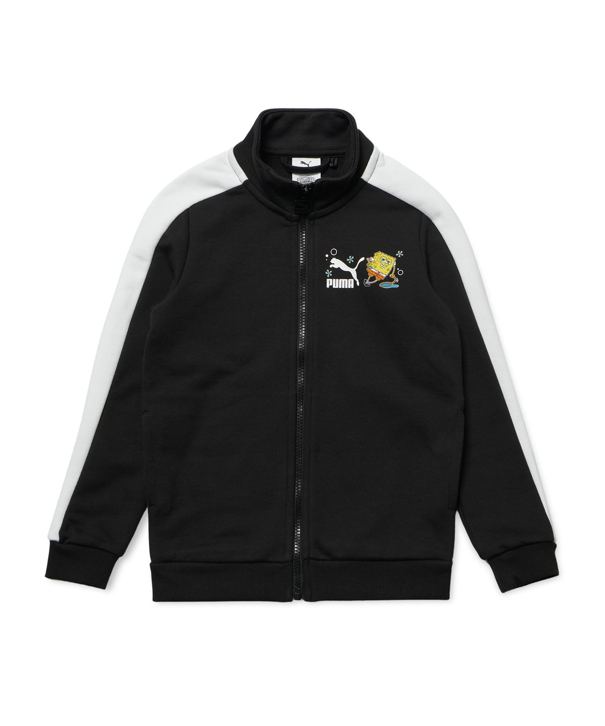푸마 키즈(PUMA KIDS) 푸마Ⅹ스폰지밥 트랙 자켓 - 블랙