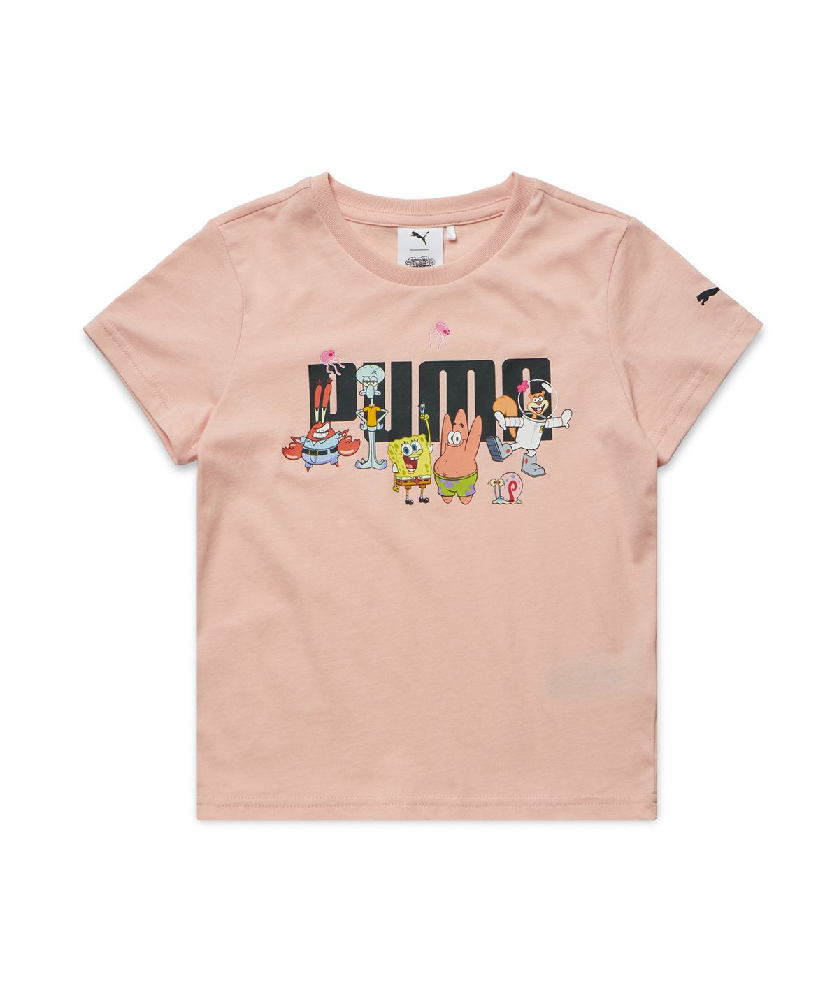 푸마 키즈(PUMA KIDS) 푸마Ⅹ스폰지밥 상하세트 - 핑크/그레이