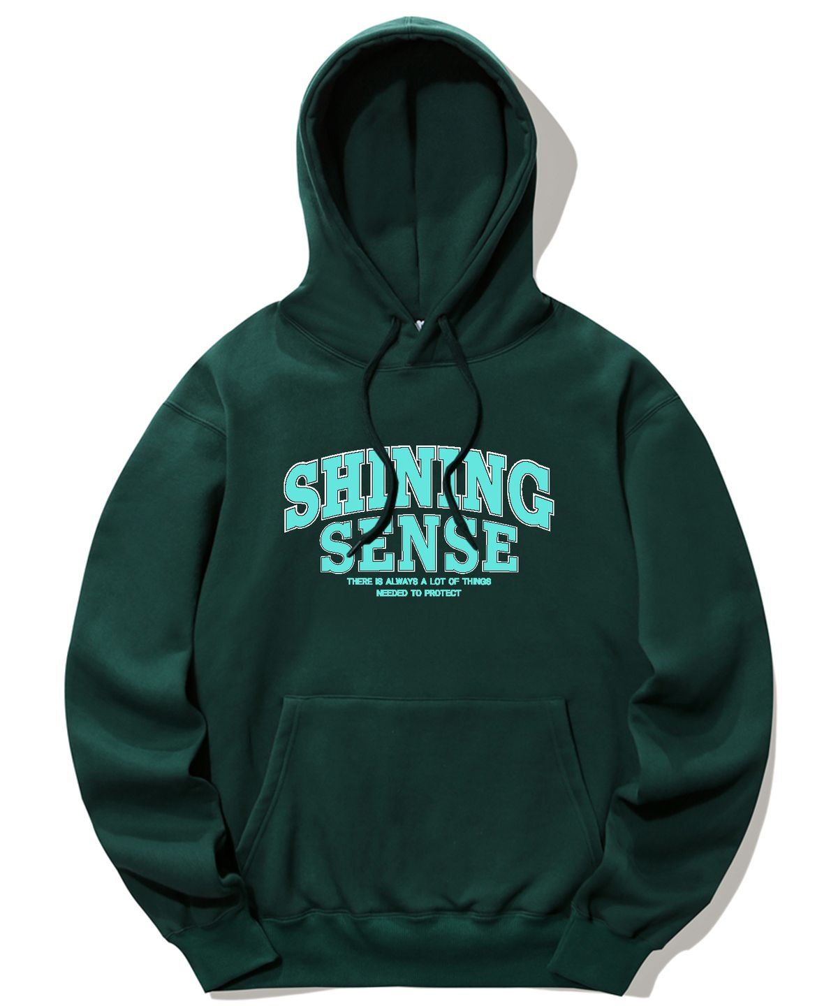 트립션(TRIPSHION) SHINING SENSE VARSITY LOGO 후드티 - 그린