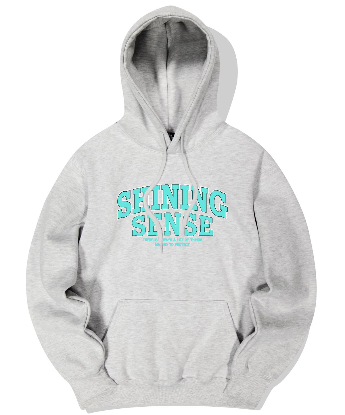 트립션(TRIPSHION) SHINING SENSE VARSITY LOGO 후드티 - 화이트