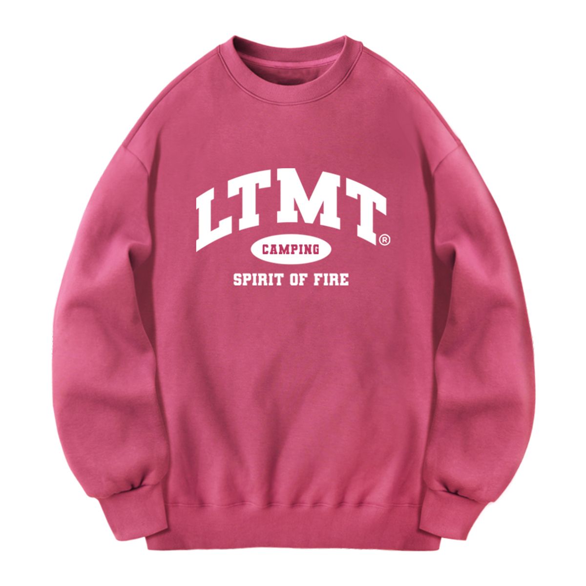 라이크더모스트(LIKE THE MOST) 소프트 LTMT 맨투맨 (체리핑크) M00049