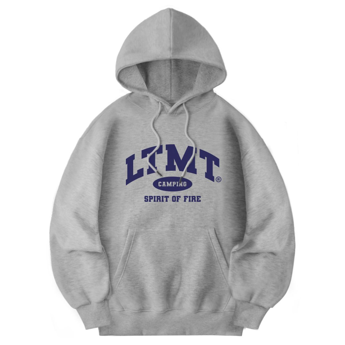 라이크더모스트(LIKE THE MOST) 소프트 LTMT 후드티 (그레이) H00051