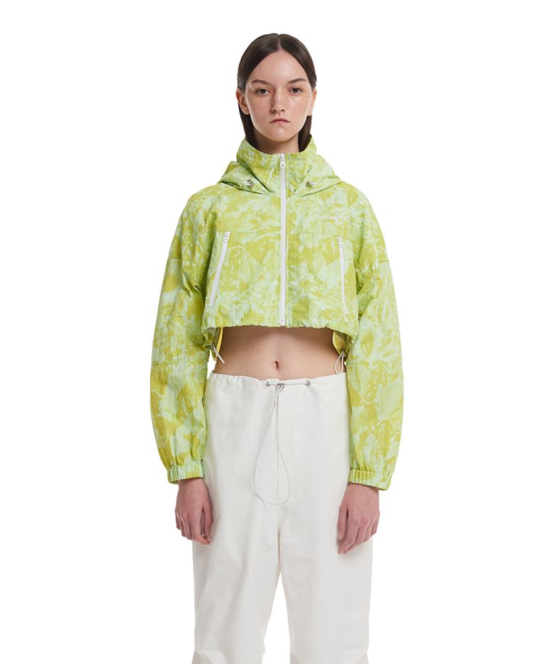 Tie-dye Cropped Jacket_Green