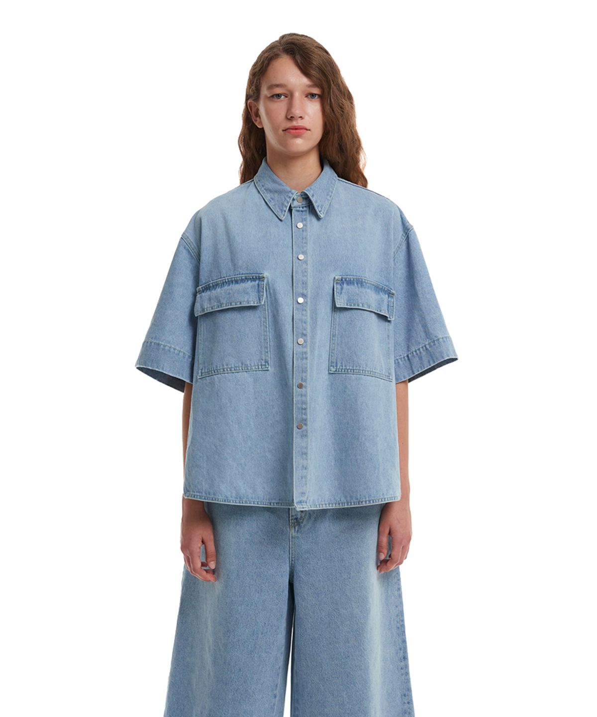 트렁크프로젝트(TRUNK PROJECT) Denim Shirt_Blue