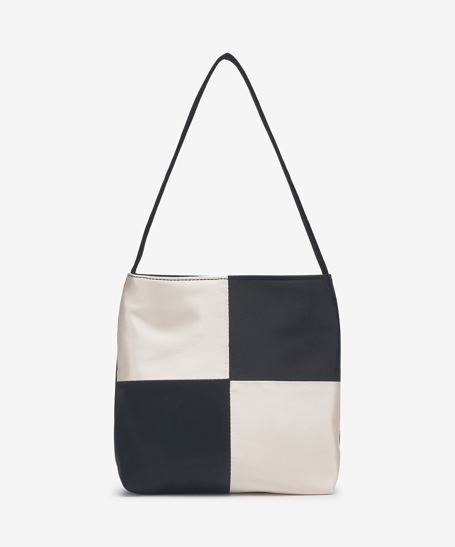 【HAI】Vera Bag チェッカー トート ブラック×アイボリー MUSINSA公式 | HAI Vera Tote Bag - Black: Ivory / VEBBLACKIVORY