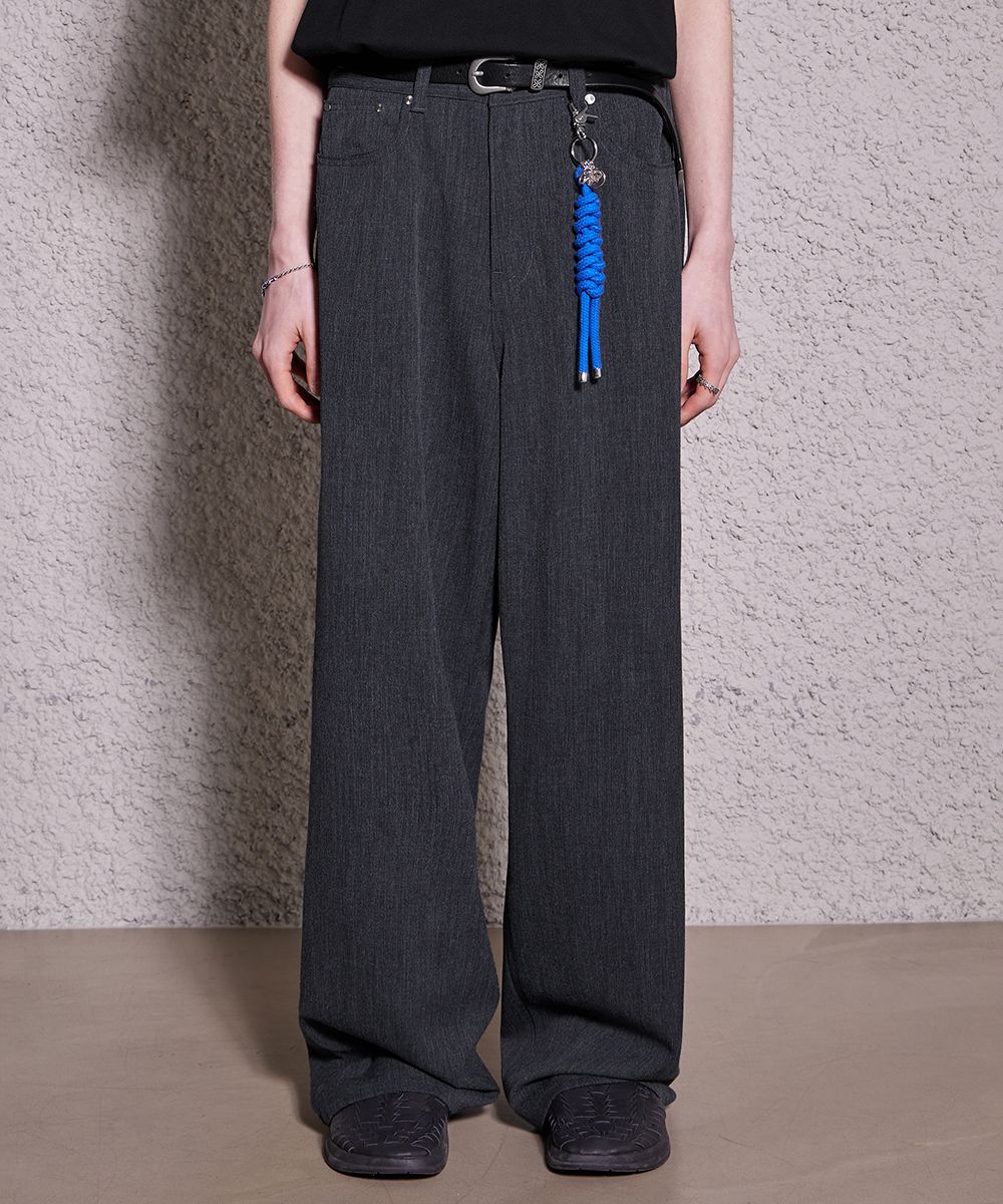MUSINSA | MARTIN PLAN Vertical Slap Pants - INDIGO
