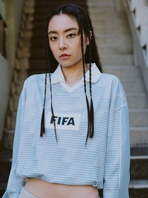 여성 레지스타 체크 카라티(FF32TC38W_200)