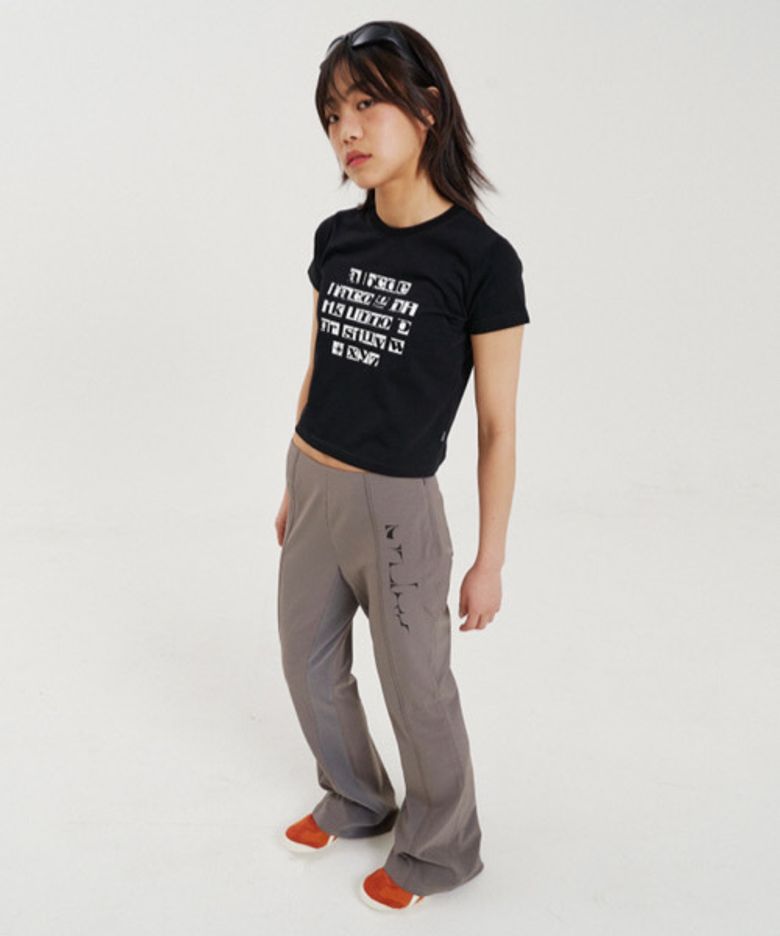 MIDST FACO CROP TEE BLACK