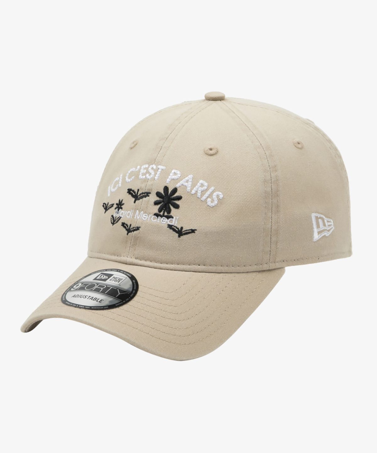 뉴에라(NEW ERA) 뉴에라 X 마르디 메크르디 ICI CEST PARIS 언스트럭쳐 볼캡 베이지