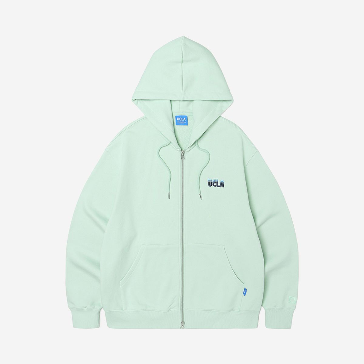 유씨엘에이(UCLA) 변형로고 집업 후드[MINT](UZ3GD10_61)