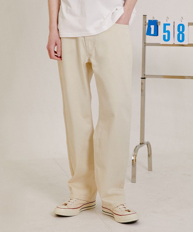 칼라셔켓 셋업 팬츠[BEIGE](UZ3DP03_25)