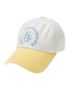 라운드 로고 볼캡 (레몬 & 화이트)