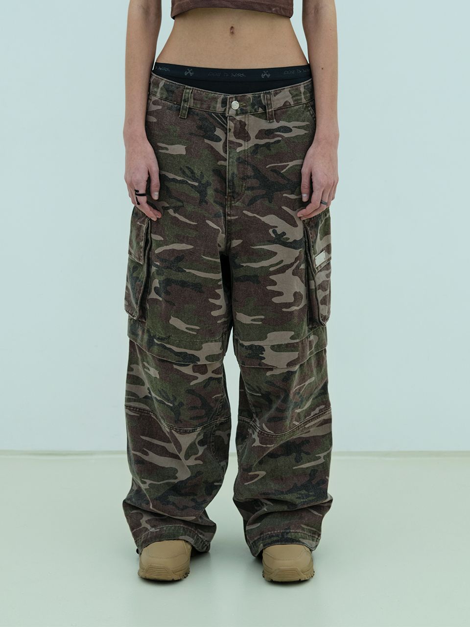 【L.E.E.Y】 CAMO POCKET CARGO PANTS MUSINSA | L.E.E.Y CAMO POCKET CARGO PANTS KHAKI