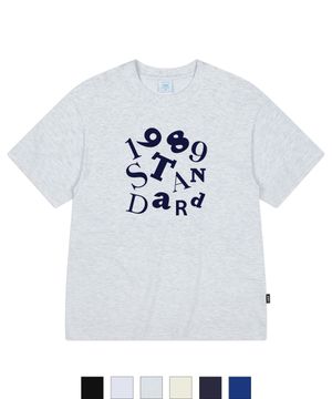 MIX SPELLING 쿨 코튼 오버핏 반팔(SISSTD-0028)