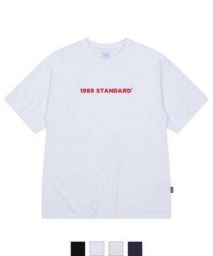 BASIC LOGO 쿨 코튼 오버핏 반팔(SISSTD-0006)