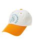 라운드 로고 볼캡 (오렌지 & 화이트)