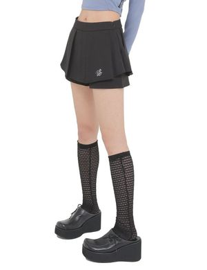 튤립 팬츠 스커트(블랙)