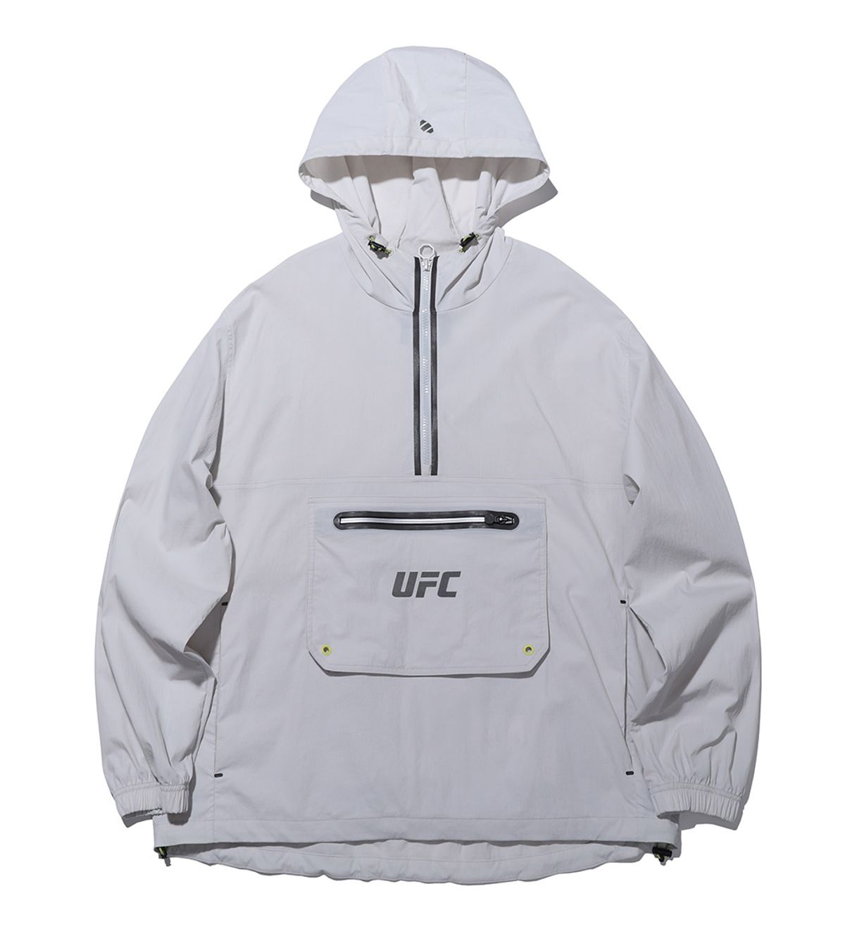 유에프씨 스포츠(UFC SPORT) UFC 워밍업 릴렉스핏 후드 아노락 자켓 라이트그레이 U4JKU1310LG