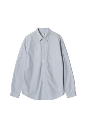 Jane Solid Extra Typewriter Shirt Light Blue