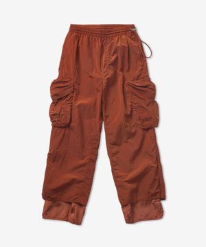 더블 엘라스틱 카고 팬츠 - 초코 / CRTWMBOT003NYL009T108