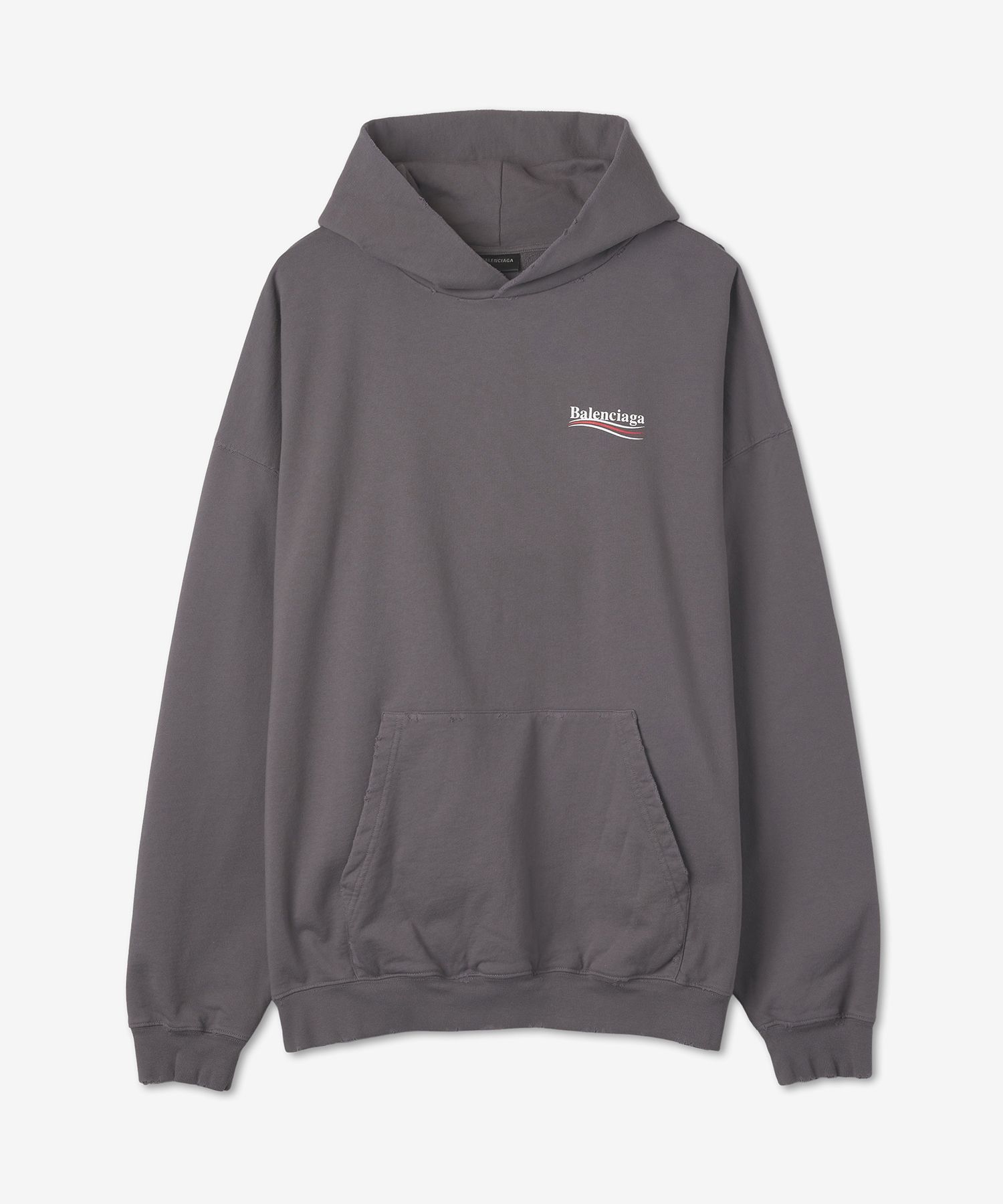 パーカー・フーディ *BALENCIAGA* Political Campaign Hood Gray 620973TNVG61227 62 MUSINSA | BALENCIAGA Political Campaign Hood - Gray