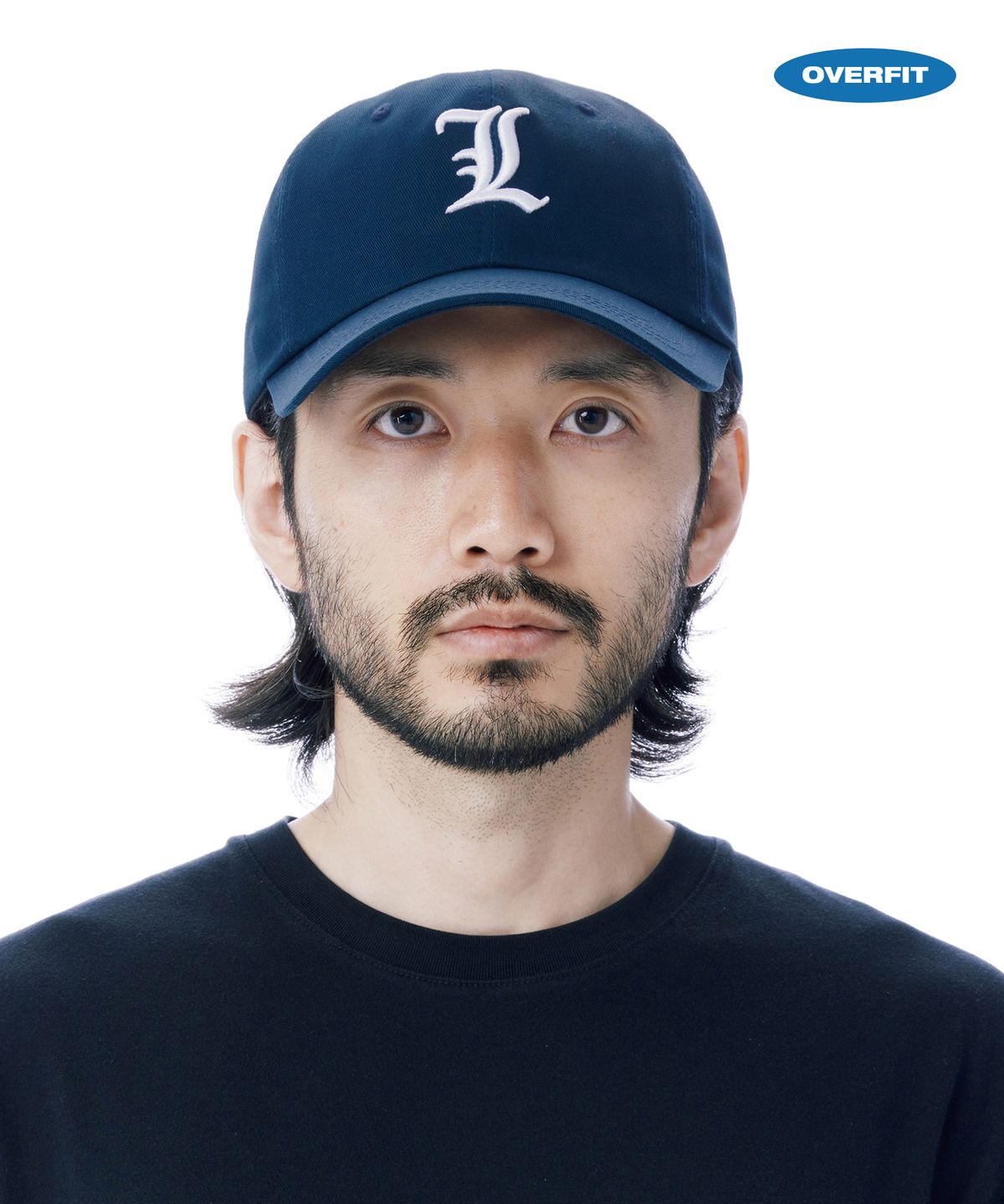 루오에스팩(LUOESPAC) 엘 로고 볼캡 (네이비)