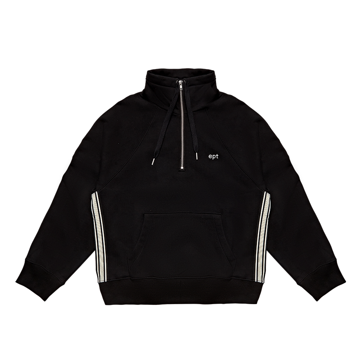 이피티(EPT) HALF ZIP UP SWEATSHIRT (BLACK)