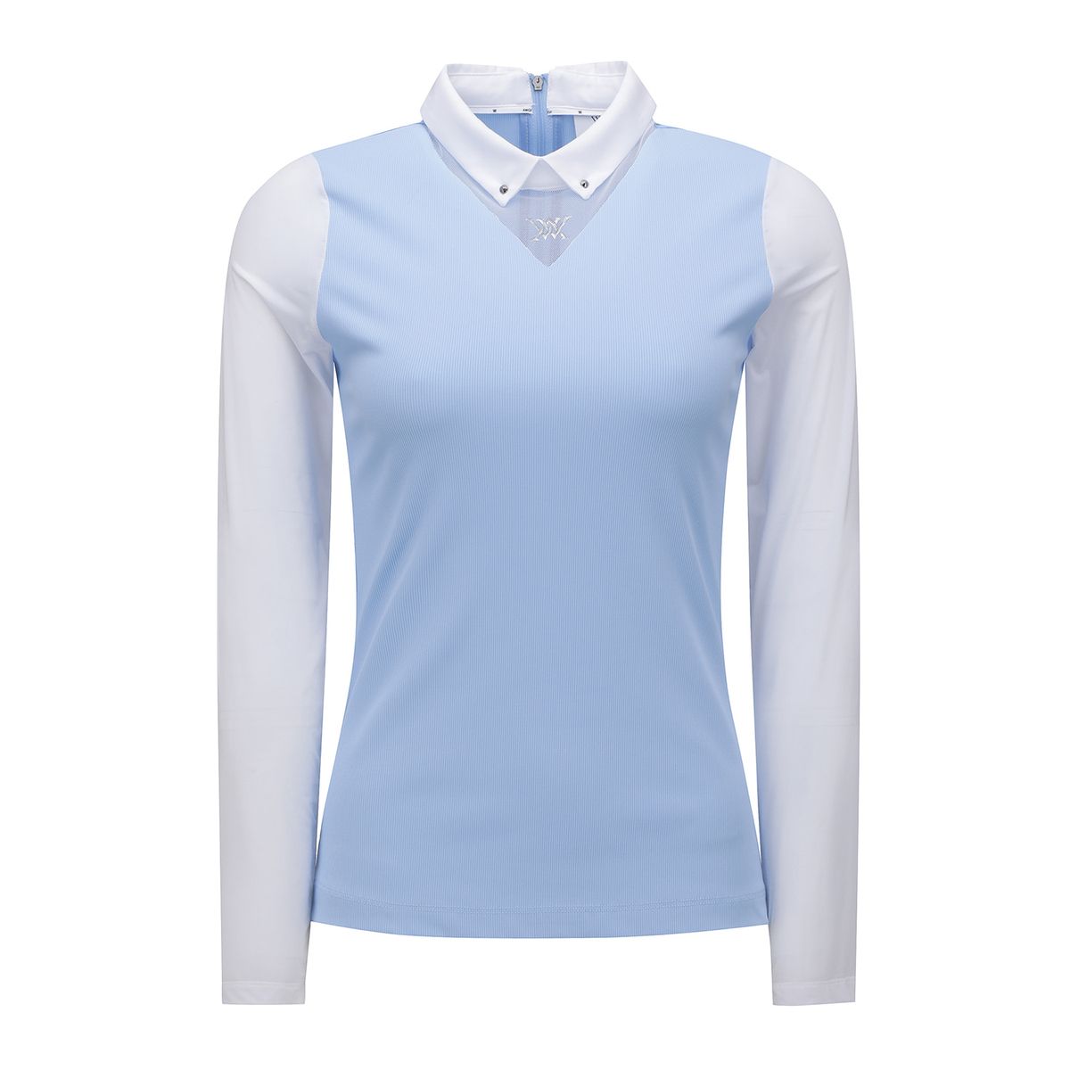 어뉴골프(ANEW GOLF) W 삼각 매쉬 블럭 LONG T-SHIRT_SB