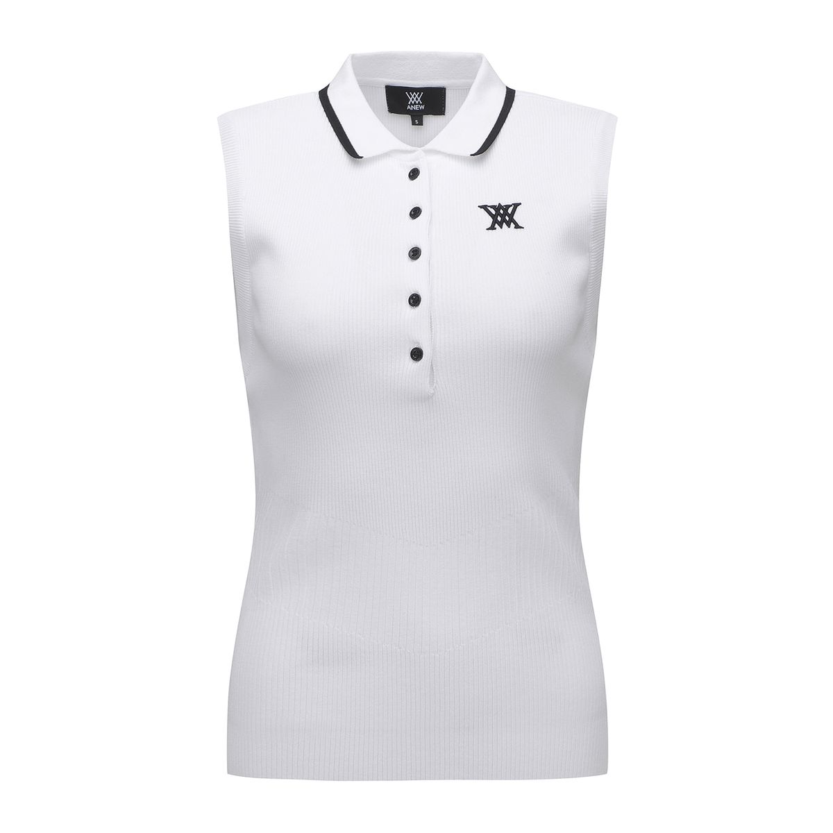 어뉴골프(ANEW GOLF) W COLLAR GOLGI SLEEVE SWEATER_WH