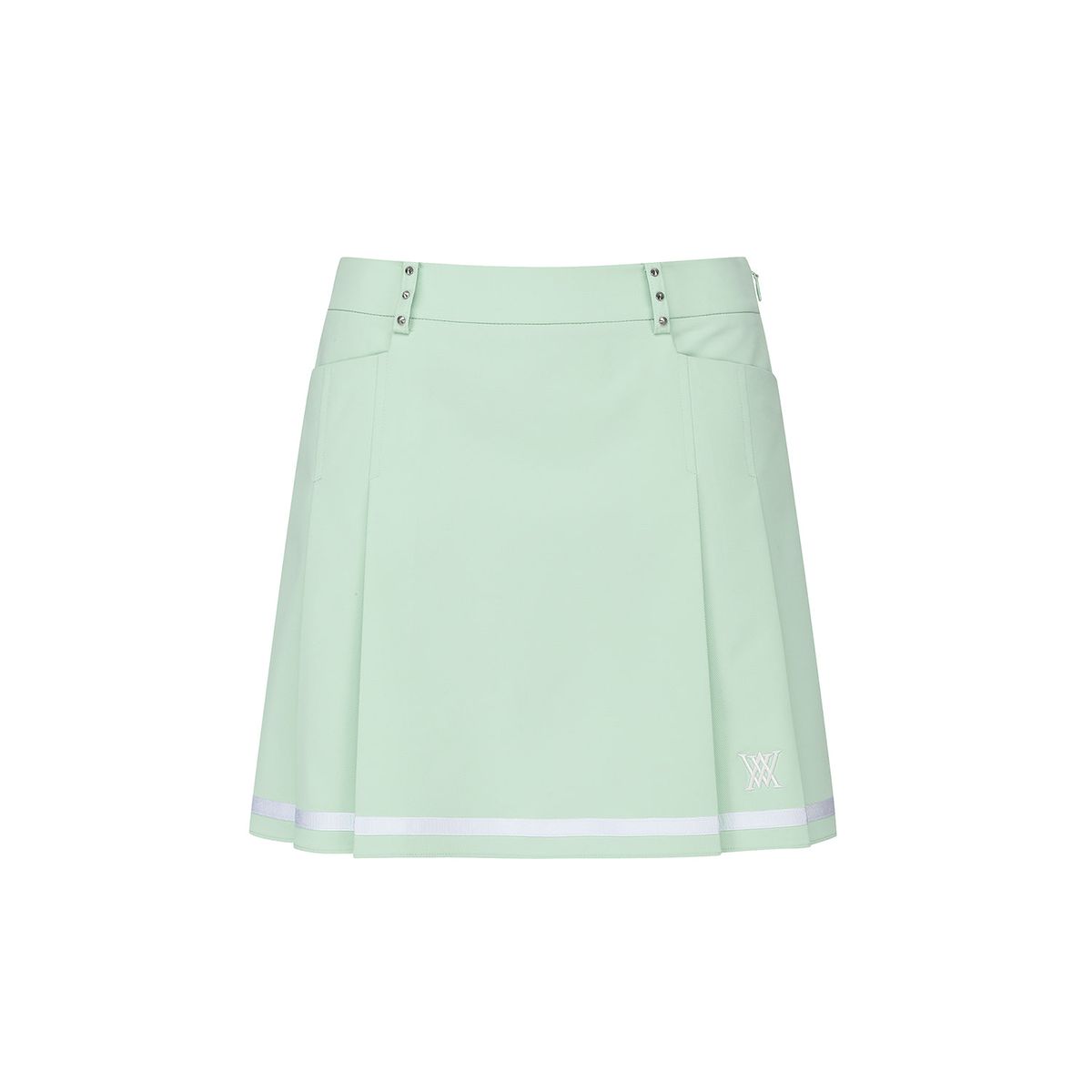어뉴골프(ANEW GOLF) WOMEN HALF PLEATS UNDER LINE POINT SKIRT_LN