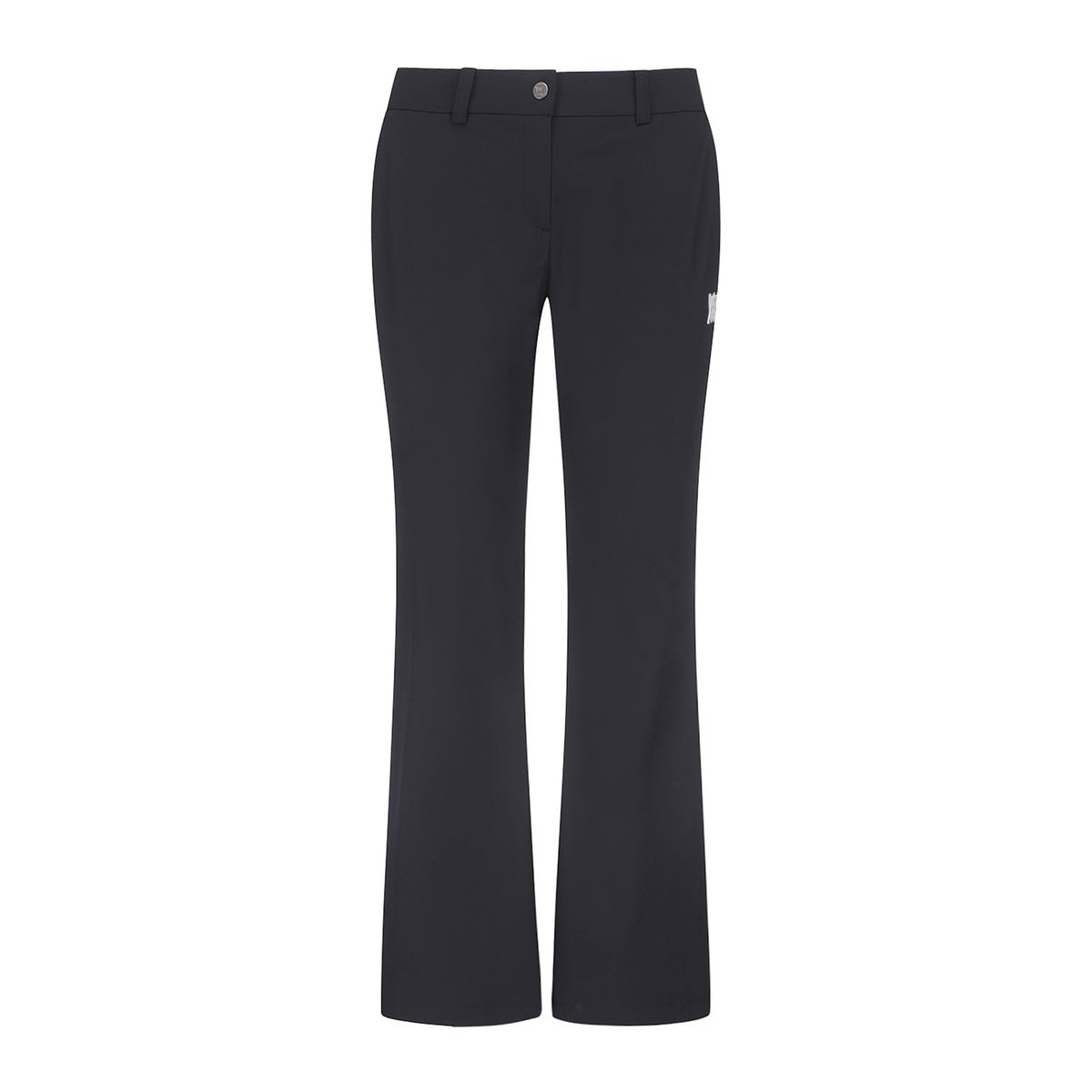 어뉴골프(ANEW GOLF) WOMEN BANDING POINT BOOSTCUT LONG PANTS_BK