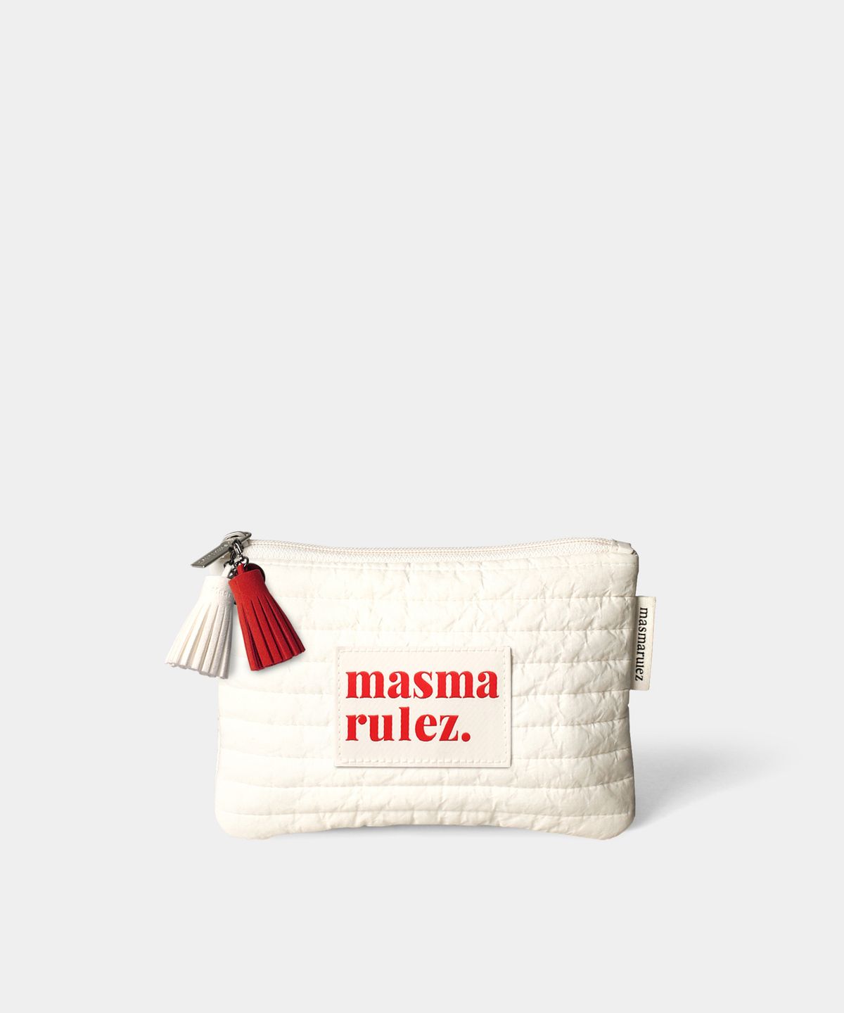 마스마룰즈(MASMARULEZ) Basic pouch _ Stitched cotton 아이보리