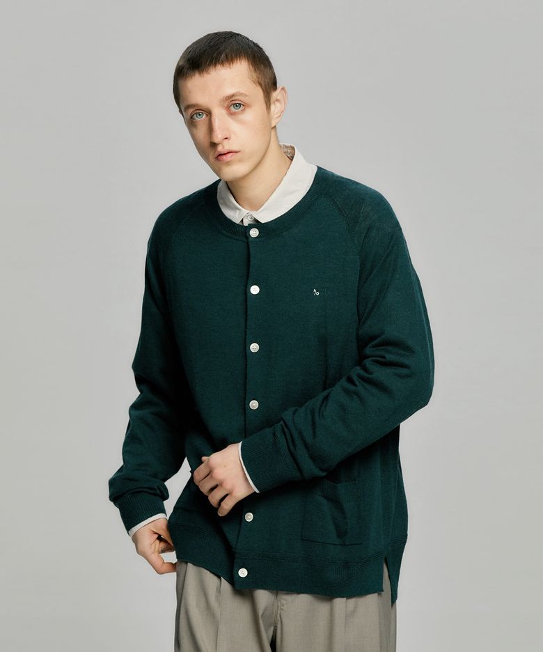Ordinary Roundneck Cardigan (Teal)