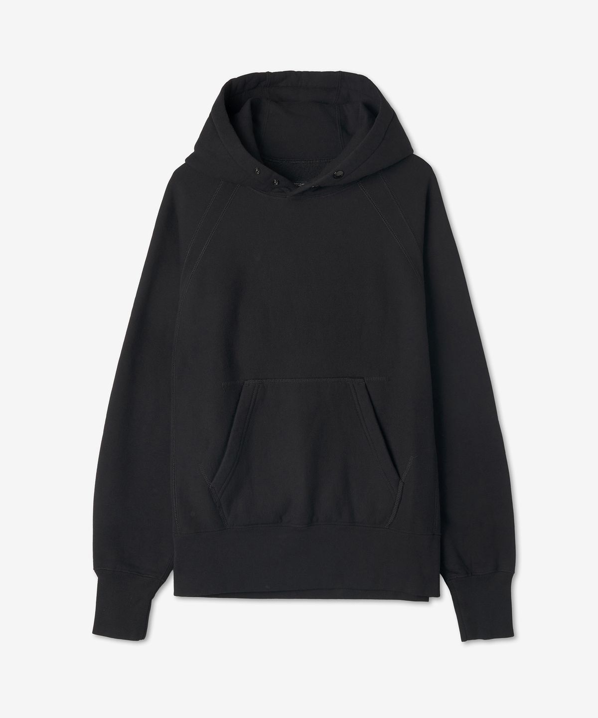엔지니어드가먼츠(ENGINEERED GARMENTS) 레글런 후디 헤비 플리스 - 블랙 / LN085NL054