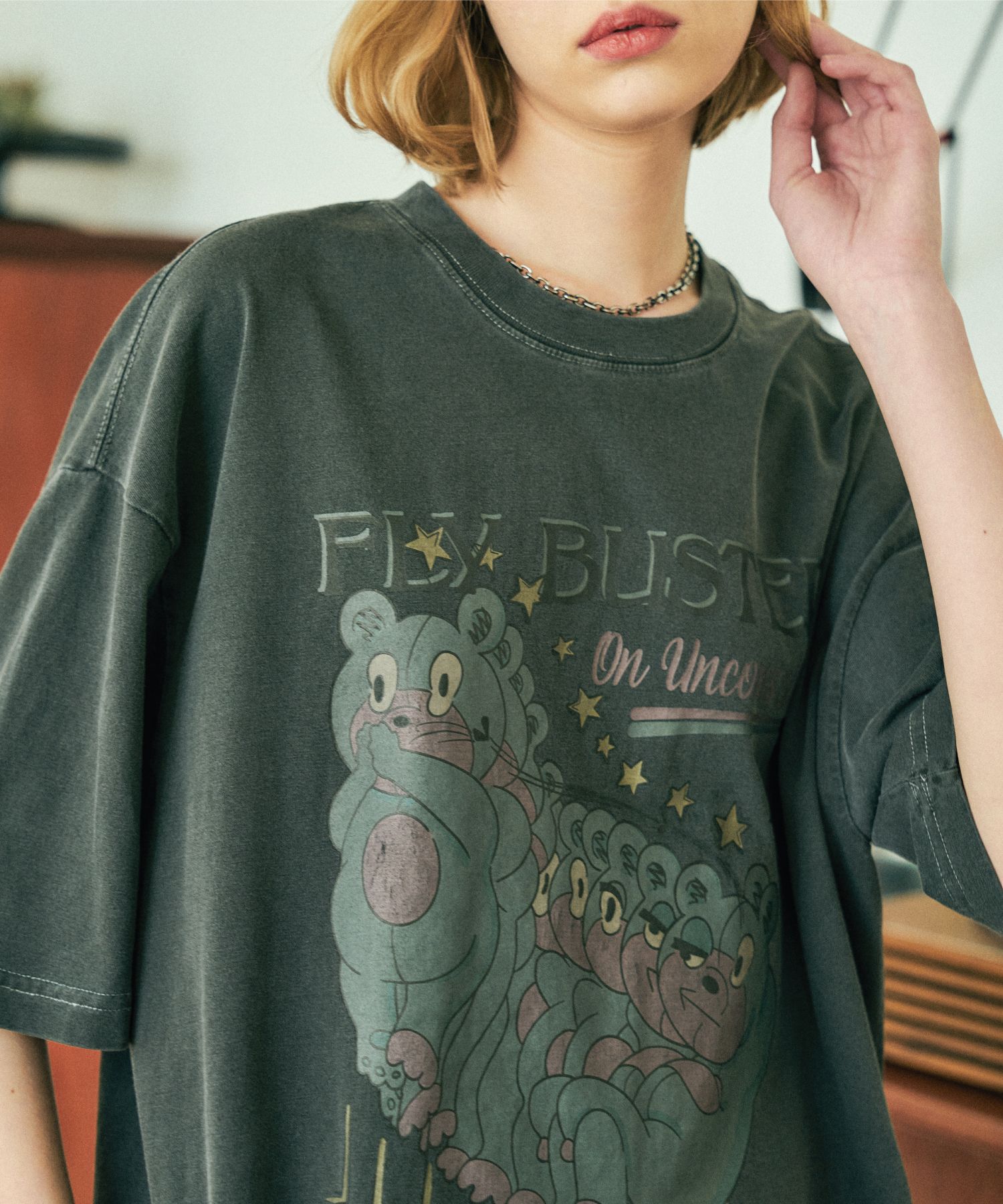 【CPGN STUDIO】Buster Bear Pigment Short Sleeve T-shirt MUSINSA | CPGN STUDIO Buster Bear Pigment Short Sleeve T